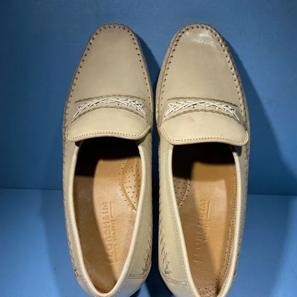Men's Florsheim Caesar Loafers Dress Shoes Sz 9 D Leather Slip On 12011