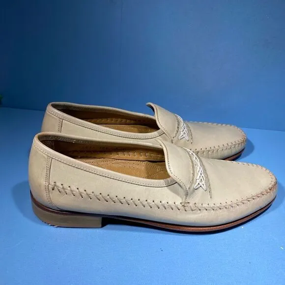 Men's Florsheim Caesar Loafers Dress Shoes Sz 9 D Leather Slip On 12011