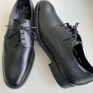 Mephisto Keaton Air Relax Black Leather Oxford Dress Shoes Men's 13 Black