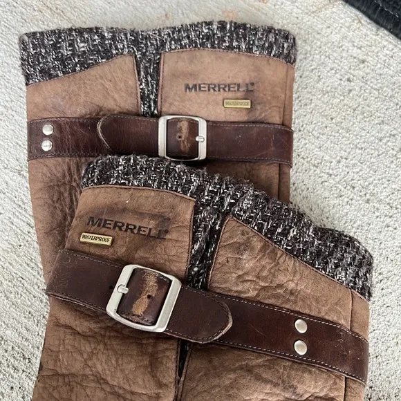 MERRELL Martina waterproof espresso performance leather boots