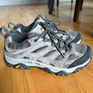 Merrell Moab 3 Hiking Shoes Waterproof Brown Taupe Green Trail Low Mens Size 8.5