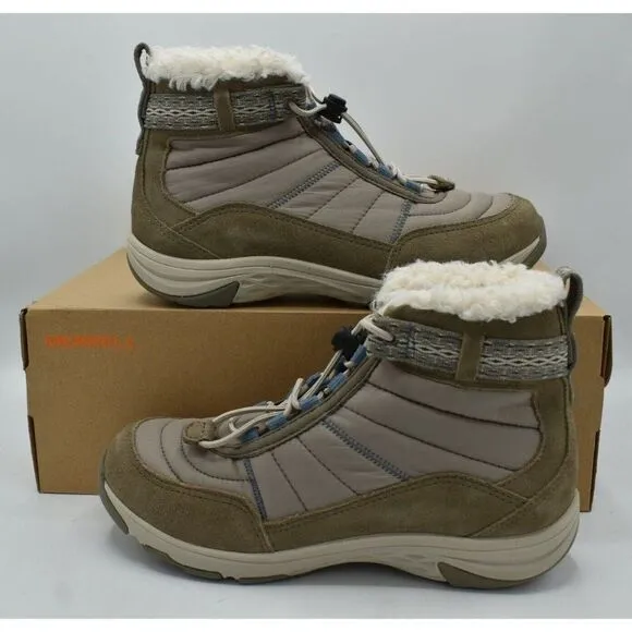 Merrell Womens 7.5 Approach Sport Mid Polar Waterproof Snow Boots Shoes