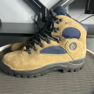 Merrell Women’s Quest II GoreTex Brown/Navy Hiking Boots
