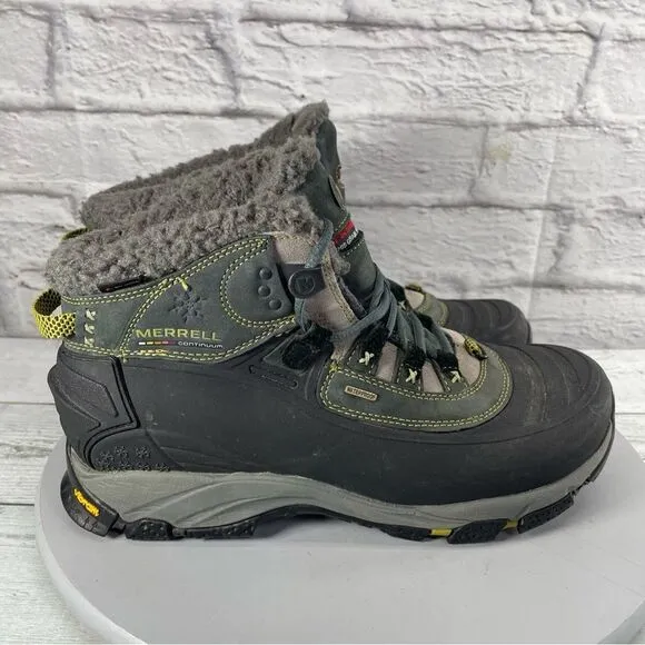 Merrell Women’s insulated waterproof Gray Hiking Boots Size 9.5