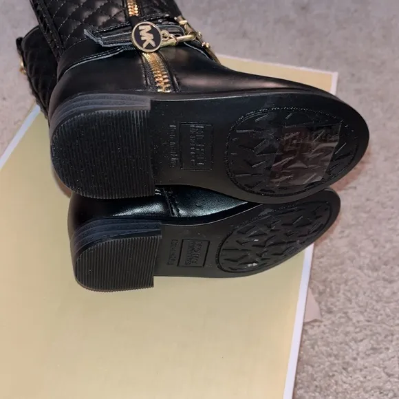 Michael Kors Kendra black boots shoes new Youth Girls