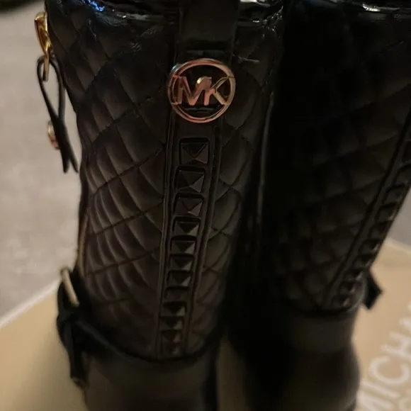 Michael Kors Kendra black boots shoes new Youth Girls