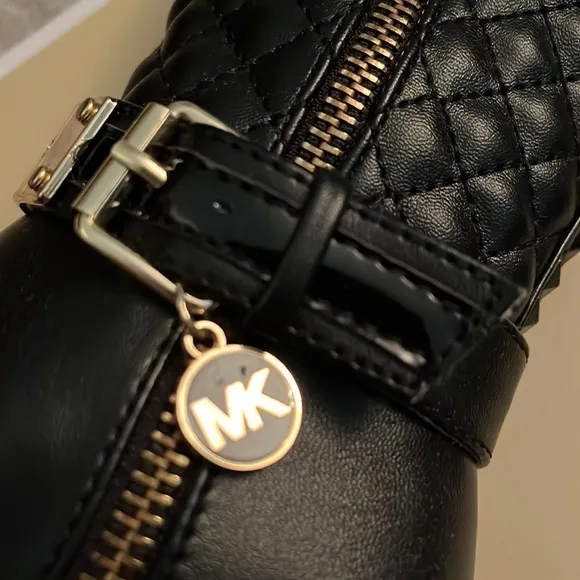 Michael Kors Kendra black boots shoes new Youth Girls