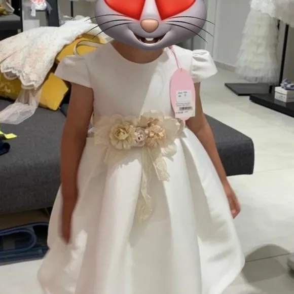 MiMiLu Designer Kids dress , flower girl, baptism