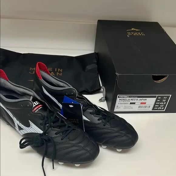 Mizuno Morelia Neo III Japan Black Football Shoes