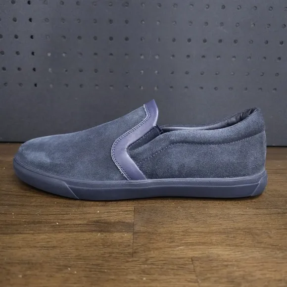 MONCLER Auronnais Navy Suede Slip On Sneaker Loafers Size 42 US 9