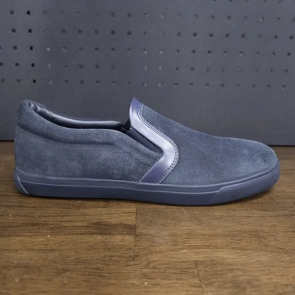 MONCLER Auronnais Navy Suede Slip On Sneaker Loafers Size 42 US 9