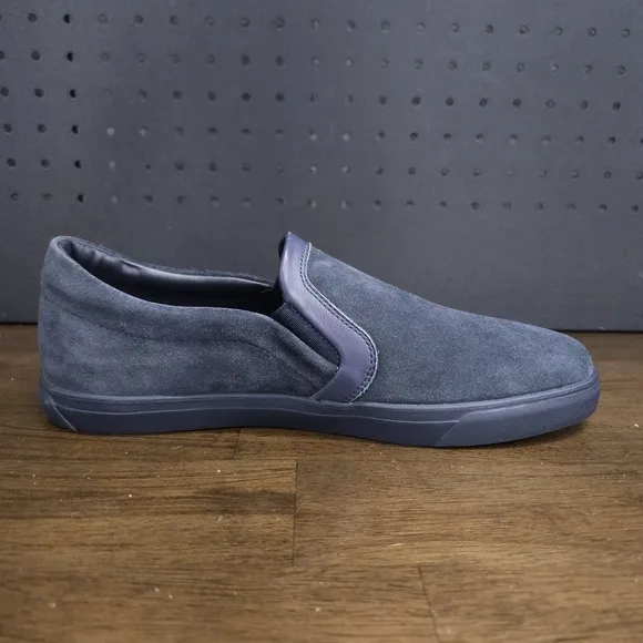 MONCLER Auronnais Navy Suede Slip On Sneaker Loafers Size 42 US 9