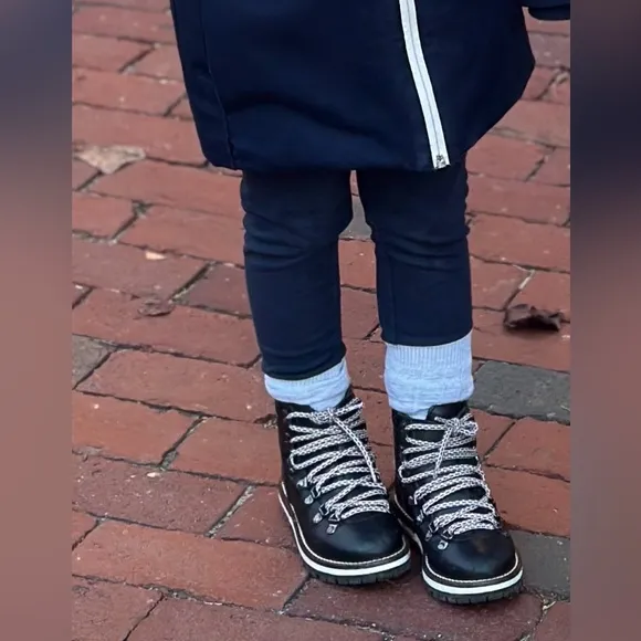 Moncler Kids Black Boots, European size 26