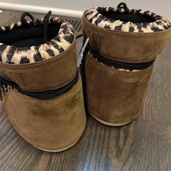 Moon boot leopard print 42/44 (US 10-10.5)