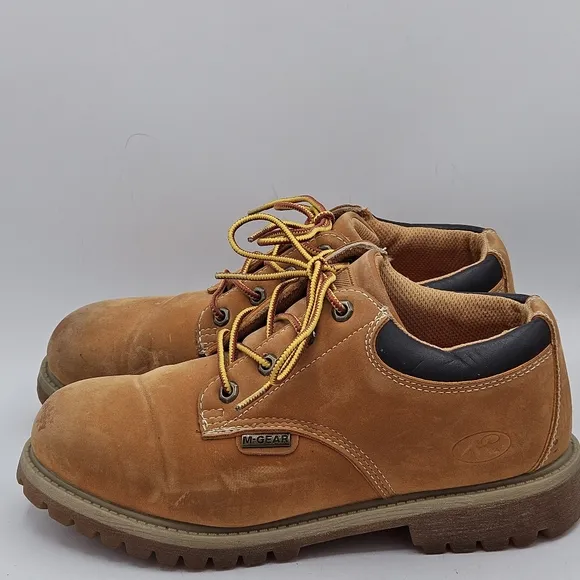 Mountain gear slip resistant work boots size 8