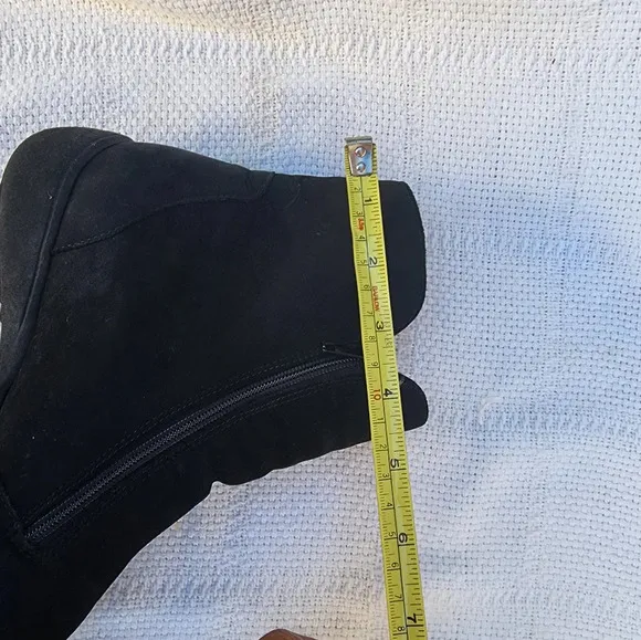 Munro double zip moto ankle boots 10‎