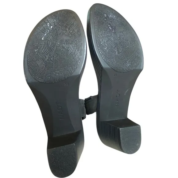 Naot Favorite Women's Heel Stone Black Peep Toe Ankle Booties Women’s Si…