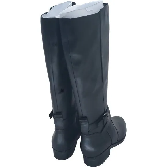 Naturalizer Rena Women's Black Leather Riding Boots EU 35 Size 5M