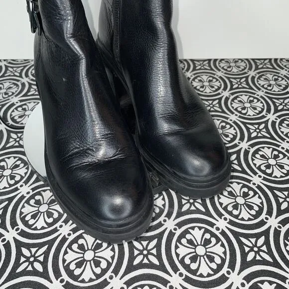 NATURALIZER Trina Mid Shaft Boots, black pebble, 7