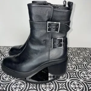 NATURALIZER Trina Mid Shaft Boots, black pebble, 7