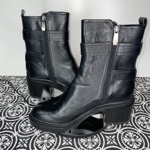NATURALIZER Trina Mid Shaft Boots, black pebble, 7