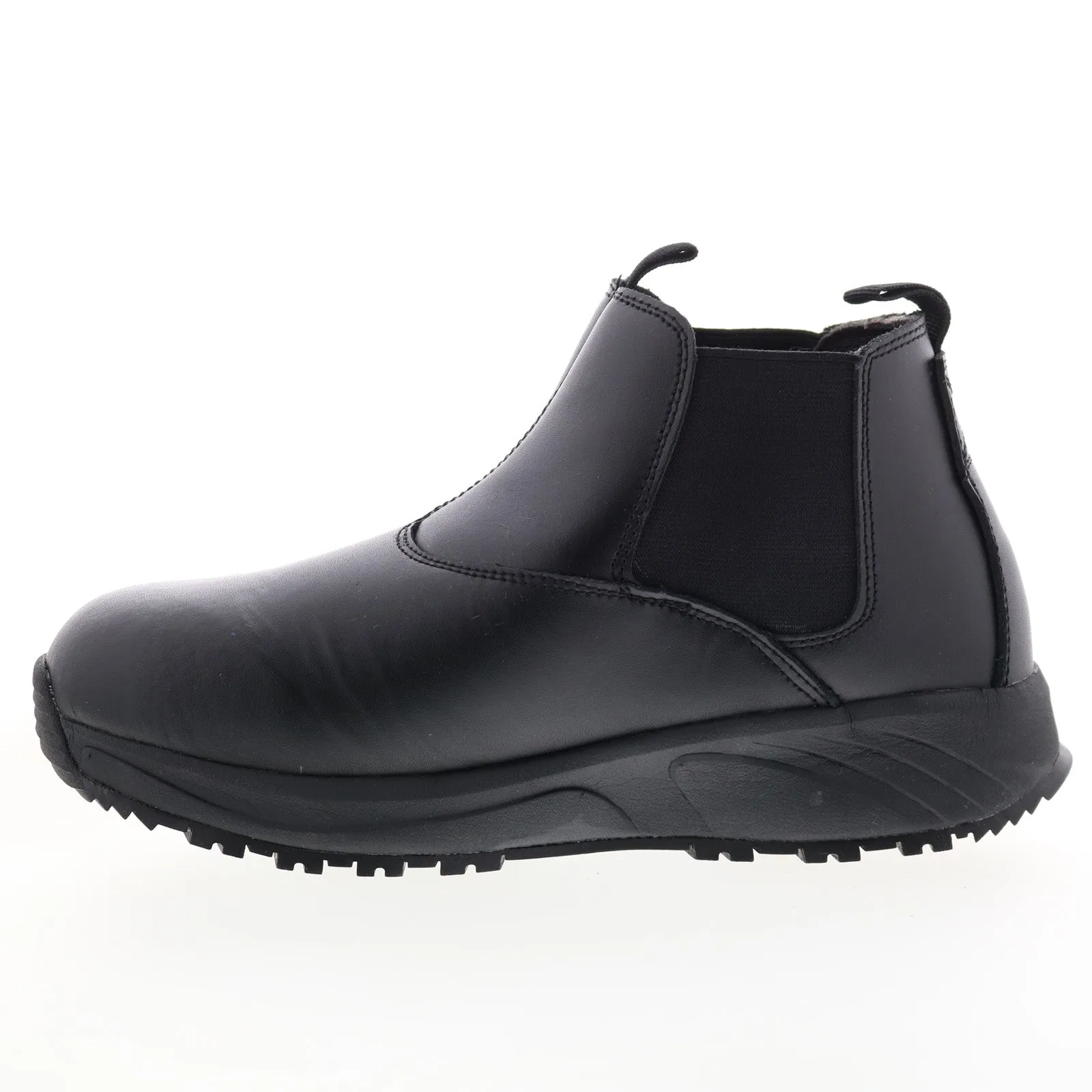Nautilus Skidbuster Pull On SR Soft Toe Electric Hazard Mens Black Wide Boots