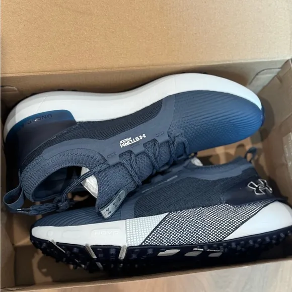 Navy Blue Under Armmour Golf Shoes