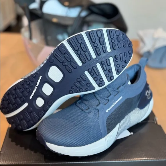 Navy Blue Under Armmour Golf Shoes