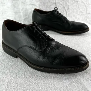 Neil M Shoes Mens 11 Wayne Pebbled Leather Black Leather Oxford Lace Dress Shoes