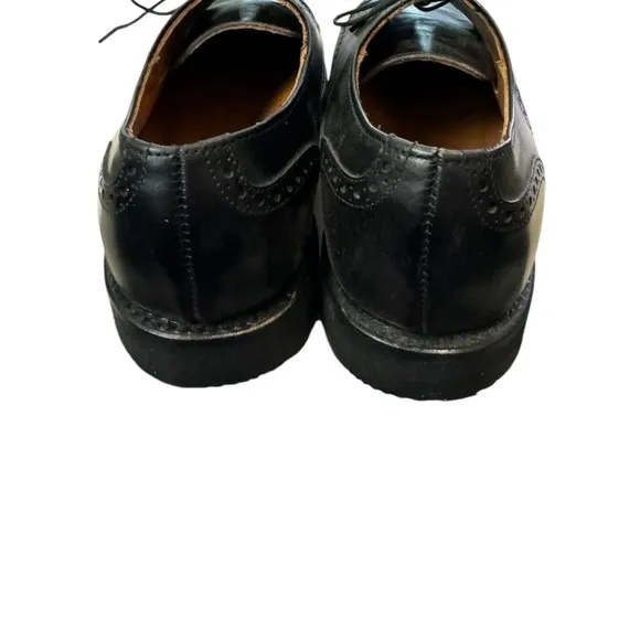 New Allen Edmonds Benton Men's Black Leather Oxford Dress Shoes 9  9E