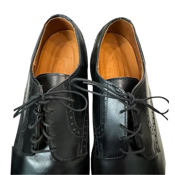 New Allen Edmonds Benton Men's Black Leather Oxford Dress Shoes 9  9E