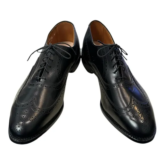New Allen Edmonds Chester Black Leather Lace-up Oxford Dress Shoes 11 11B