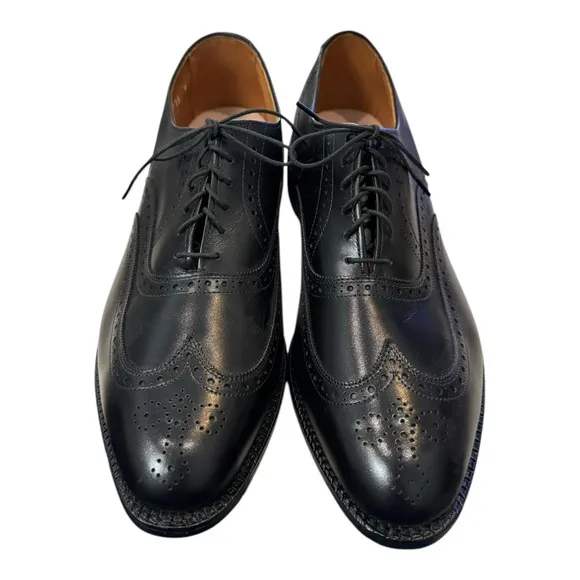New Allen Edmonds Chester Black Leather Lace-up Oxford Dress Shoes 11 11B