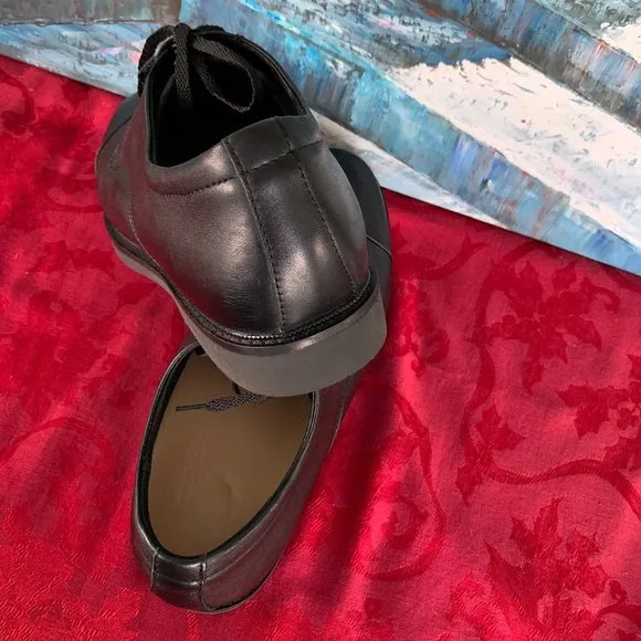 NEW! Apex Men's Cap Toe Oxford Lexington Dress Shoe Black 11 X-Wide