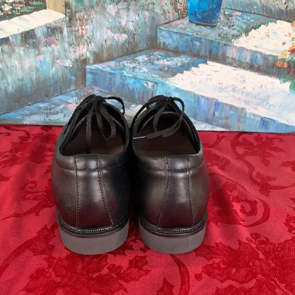 NEW! Apex Men's Cap Toe Oxford Lexington Dress Shoe Black 11 X-Wide