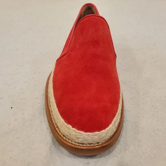 New Aquatalia Zayn Suede Loafer Red Size 9.5 Shoes