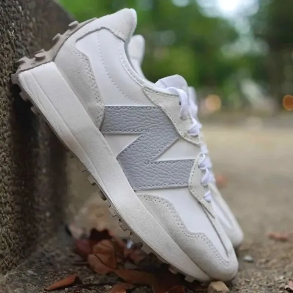 New Balance 327 Casual Women Sneakers Shoes Sea Salt Brighton Grey various sizes