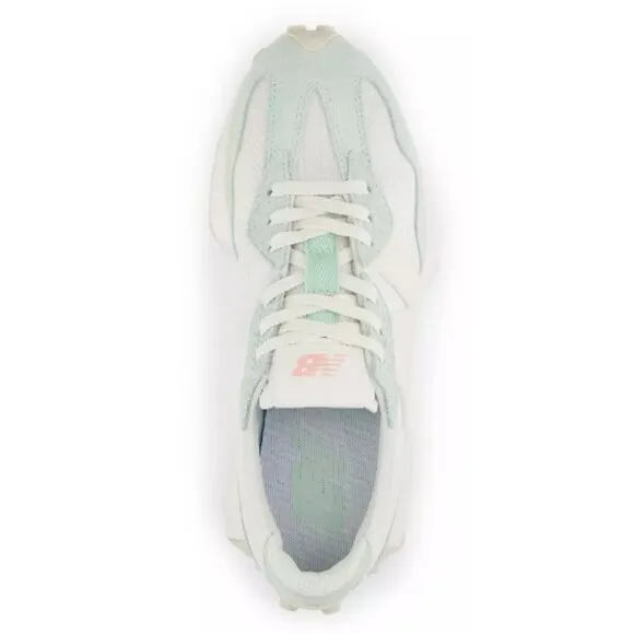 New Balance 327 Casual Women's Sneakers Shoes White Light Mint size 8 NEW