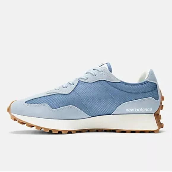 New Balance 327 Unisex Women 7 /M 5.5 Casual Sneakers Shoes Light Arctic Blue