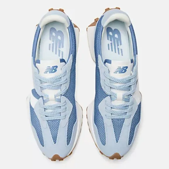 New Balance 327 Unisex Women 7 /M 5.5 Casual Sneakers Shoes Light Arctic Blue