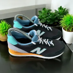 New Balance 515 Sneakers Retro Running Shoes Casual Athletic Black Blue 9.5