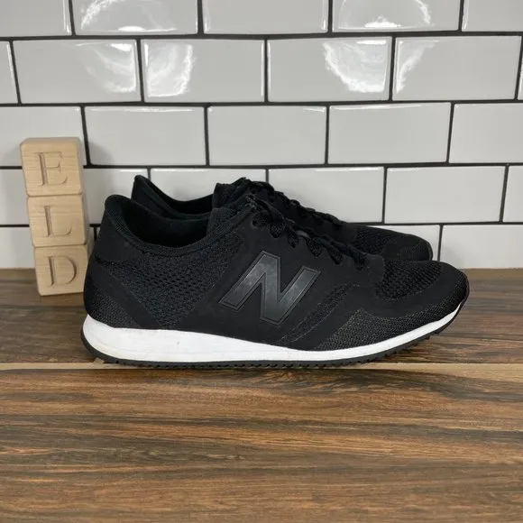 New Balance Mens Black 420 Lace Up Athletic Running Shoes Size 4