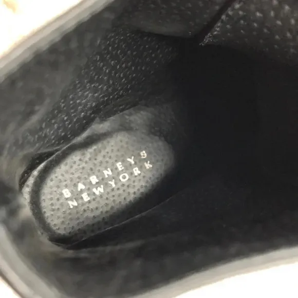 🌸NEW🌸 BARNEYS NEW YORK Black Leather Combat Boots