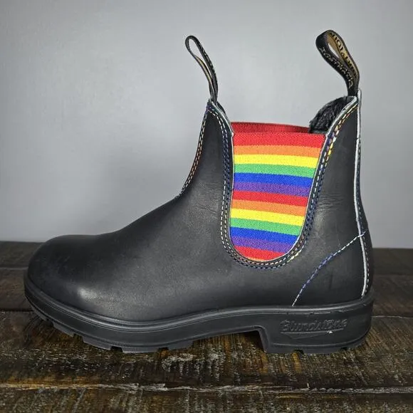 NEW Blundstone 2105 Womens Size 7 Pride Chelsea Boots Black Original 500 UK/AU 4