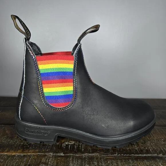 NEW Blundstone 2105 Womens Size 7 Pride Chelsea Boots Black Original 500 UK/AU 4