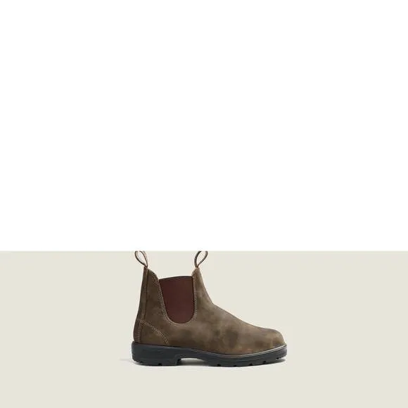 NEW BLUNDSTONE women's classics chelsea boots in rustic brown