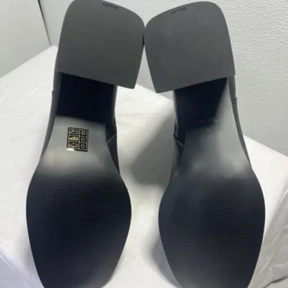 NEW COACH Shana Slip On Black Leather Comfort Womens Size 11 Bootie