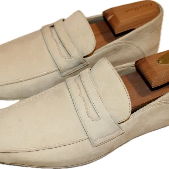 New Cole Haan size 8 light cream suede.  Unique soles.​​​​​​​​​​​​​​​​​