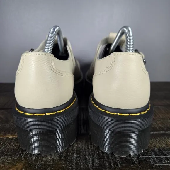 NEW Dr Martens Bethan Womens Size 10 Leather Strap Platform Shoes Smoked Mint