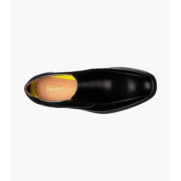 NEW FLORSHEIM men's forecast waterproof bike toe slip-on shoes in black